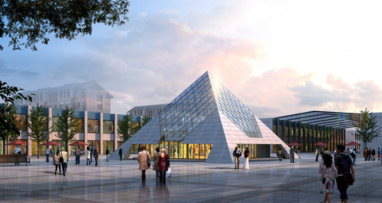 宁安金字塔网架